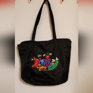 Disney Parks 2009 Walt Disney World Black Tote Bag